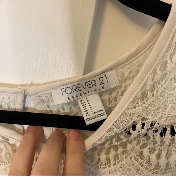 Cream Lace Blouse - Picture 3 of 3